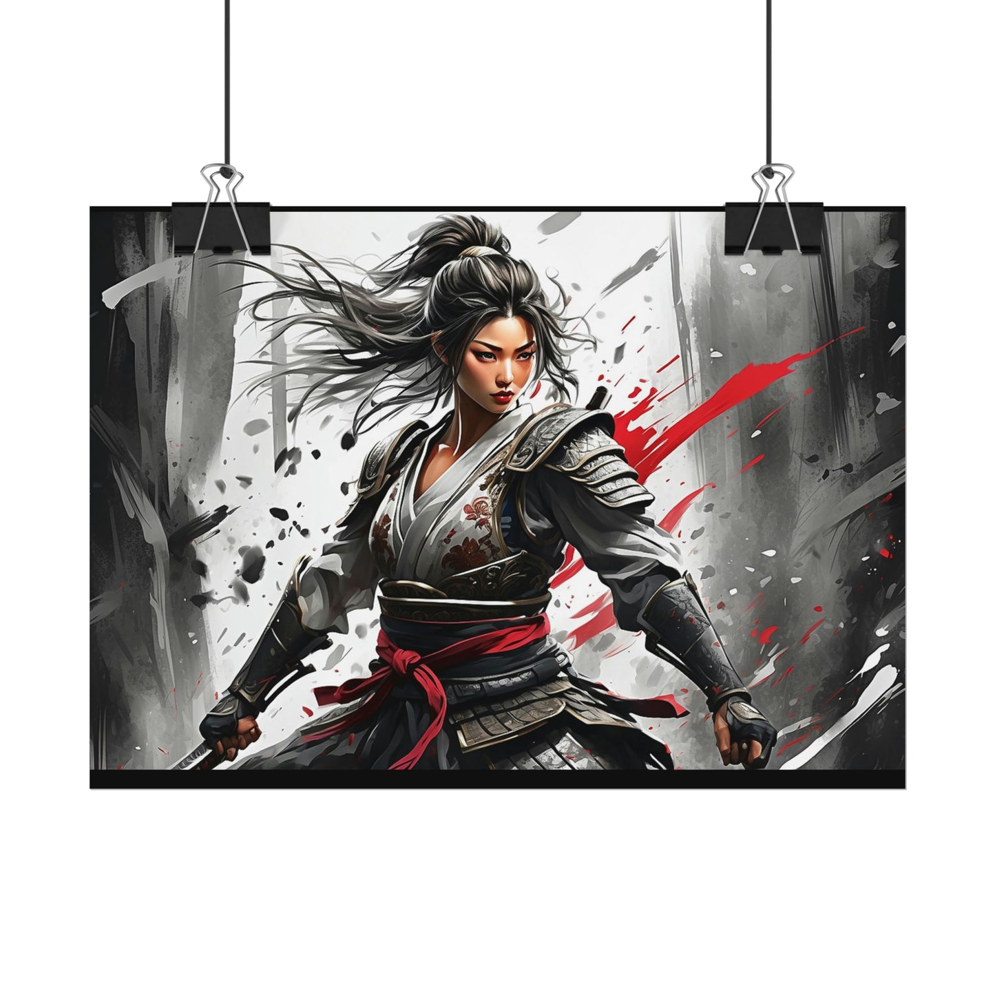 Lady Swords Rolled Posters