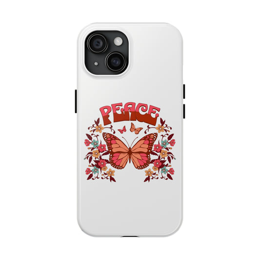 Peace Butterfly Tough Phone Cases