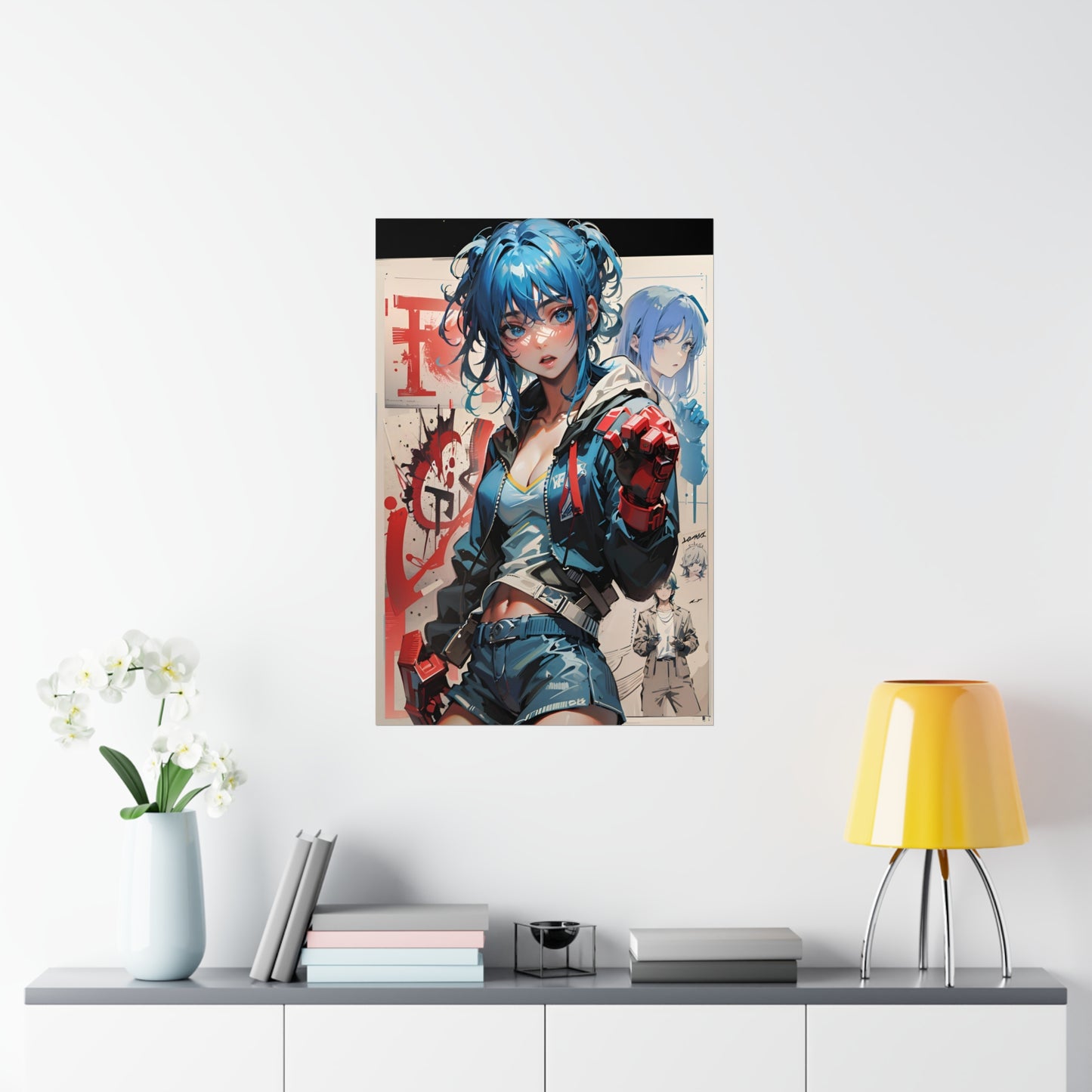 Future Girl A.I. Art Posters