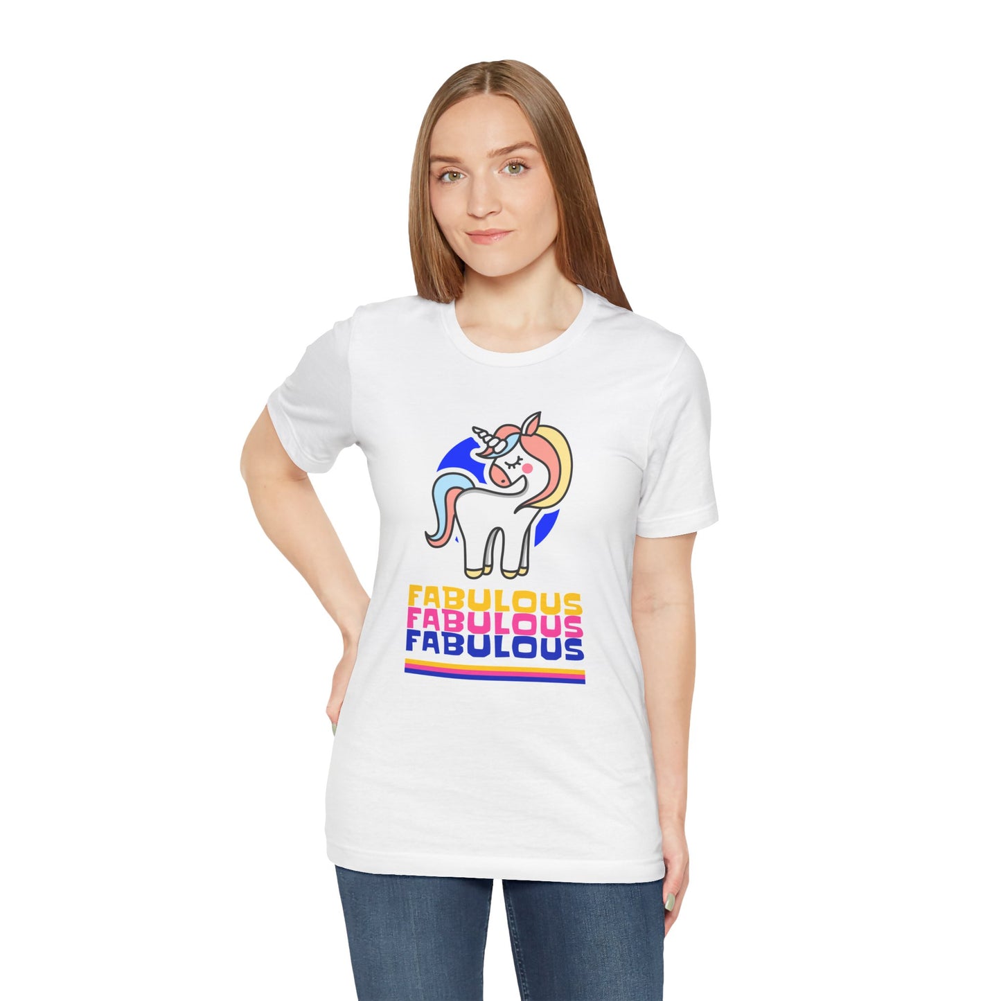 Fab Unicorn Unisex Jersey Short Sleeve Tee