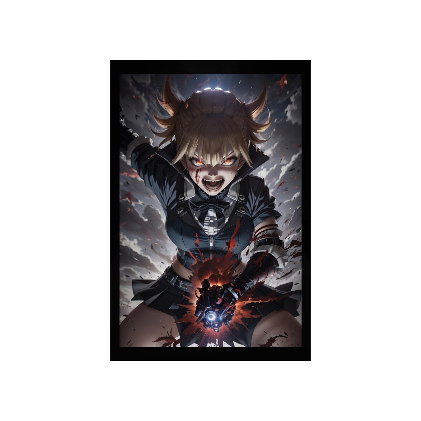 Himiko Toga MHA A.I. Artwork Vertical Posters