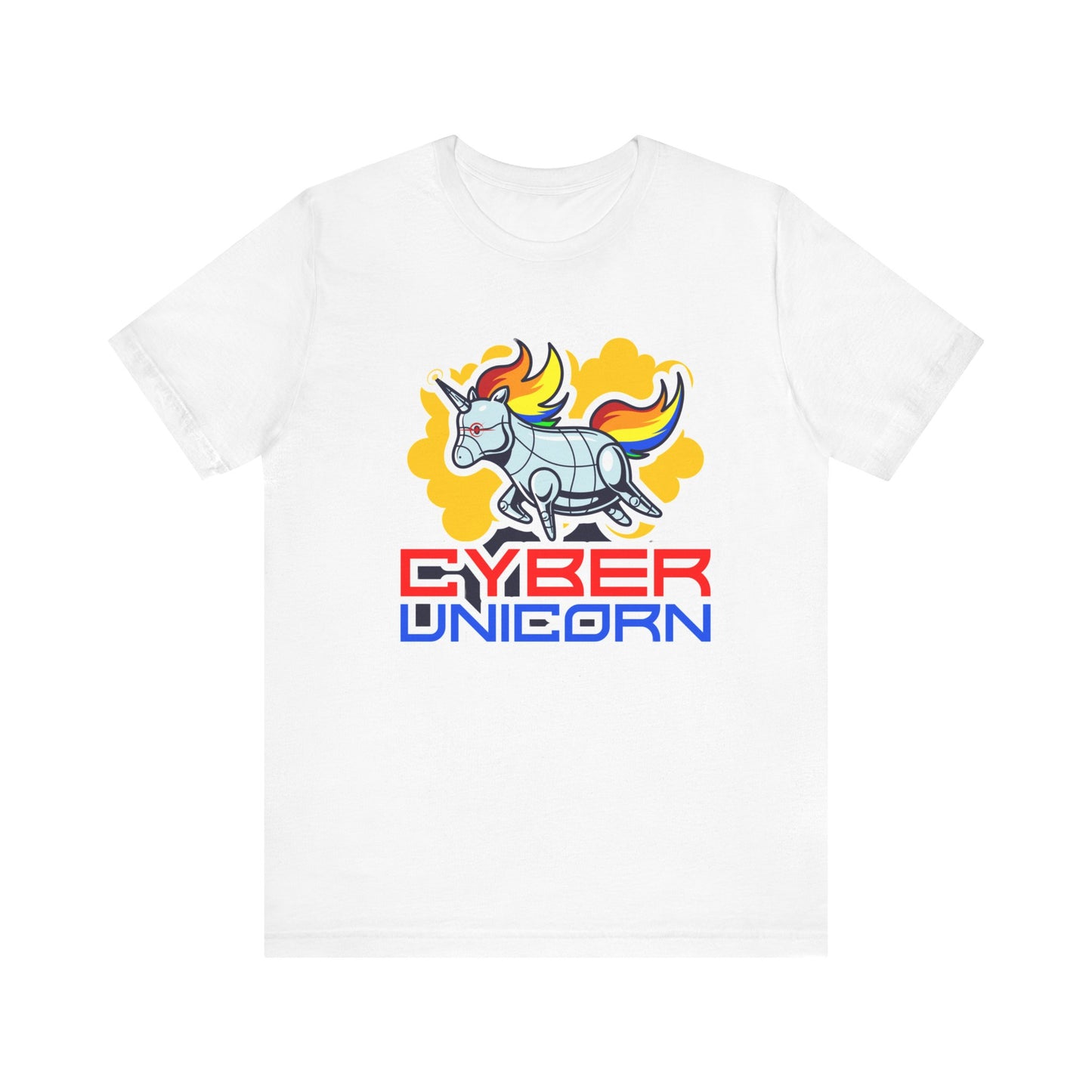 Cyber Unicorn Unisex Jersey Short Sleeve Tee