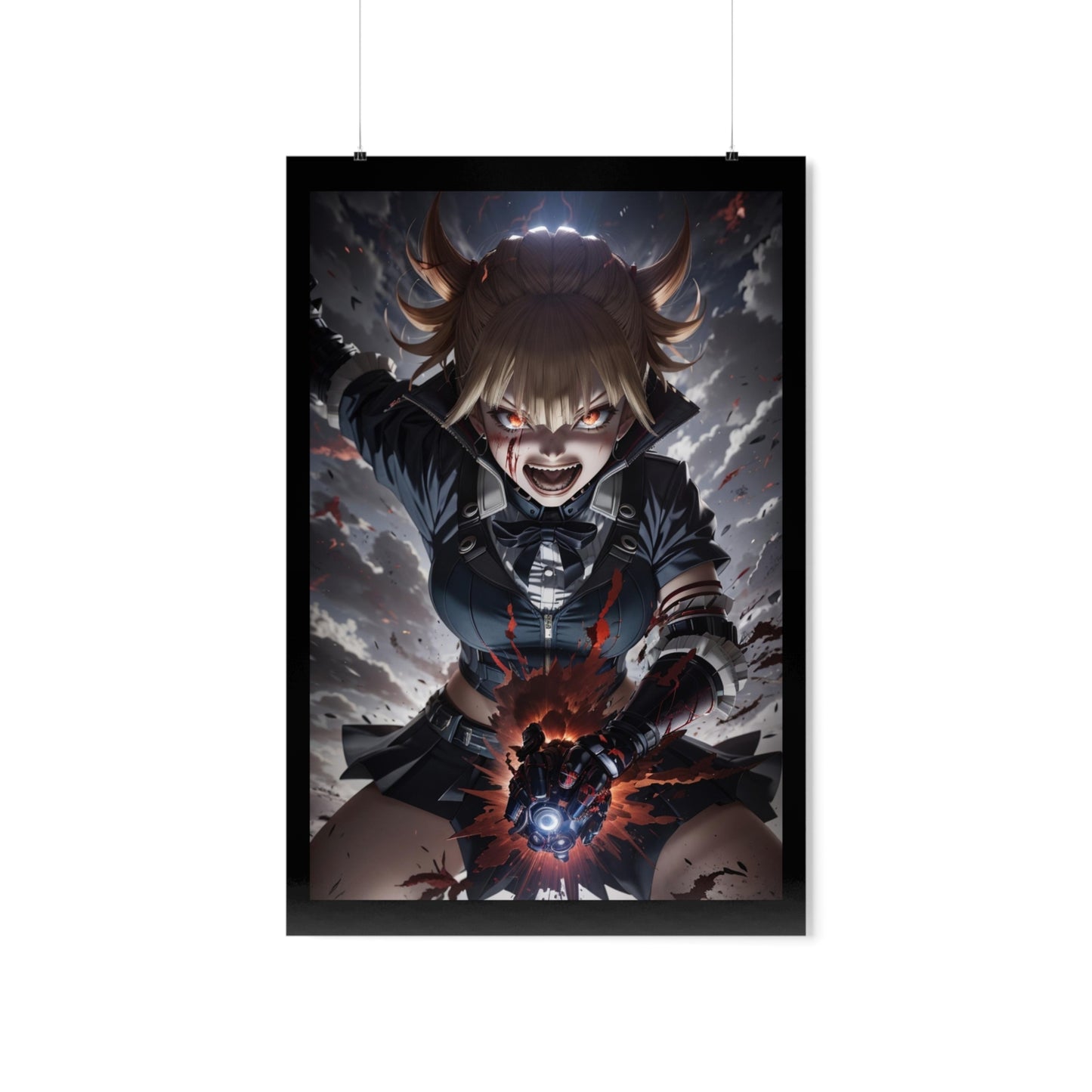 Himiko Toga MHA A.I. Artwork Vertical Posters