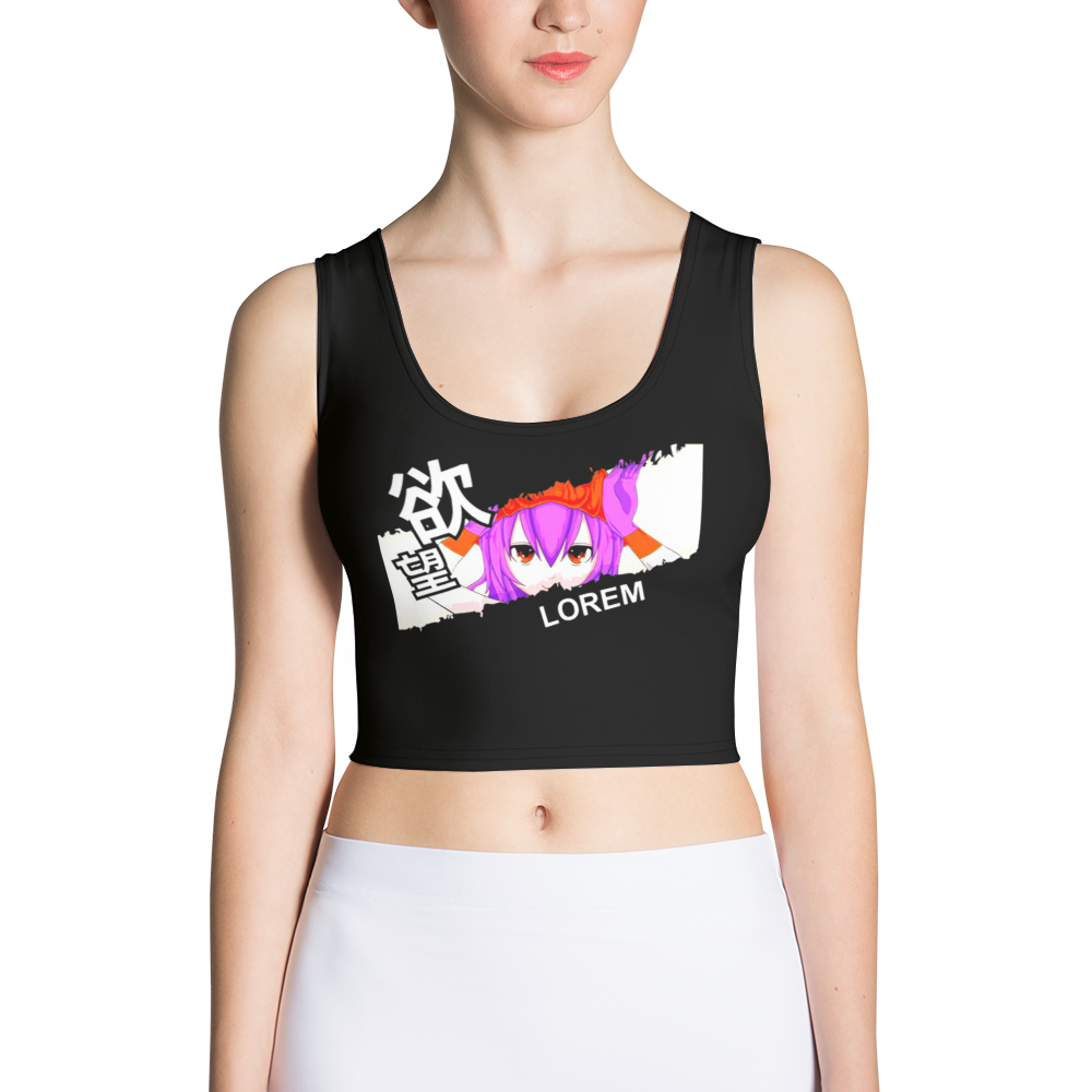 Lorem animee Crop Top