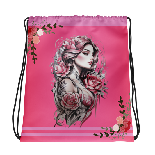 Sexy lady Drawstring bag