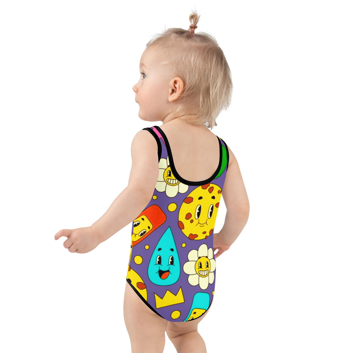 Cartoons All-Over Print Kids Swimsuit