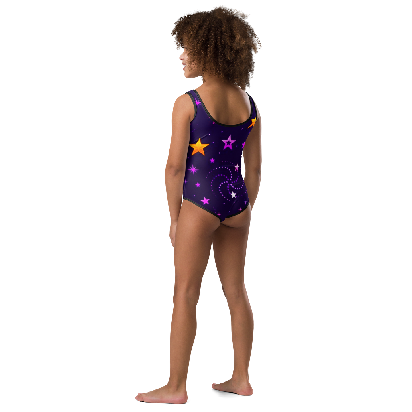 Gradient star All-Over Print Kids Swimsuit