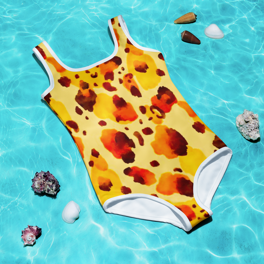 Animal print All-Over Print Kids Swimsuit