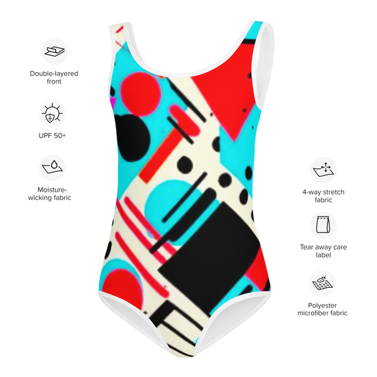 Abstract design All-Over Print Kids Swimsuit