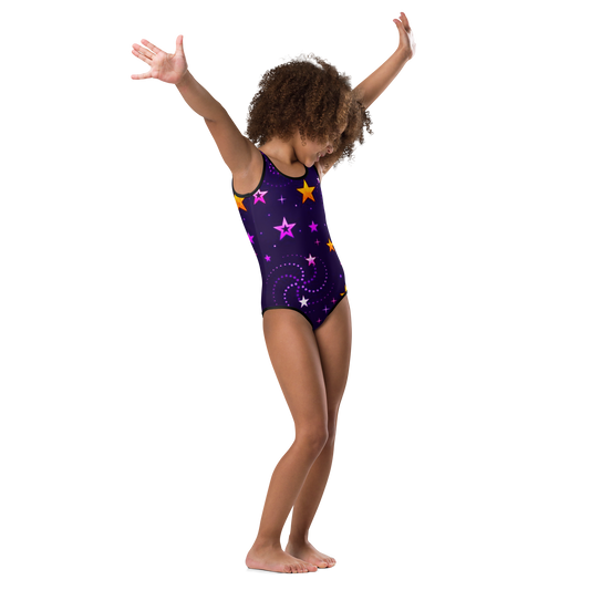 Gradient star All-Over Print Kids Swimsuit