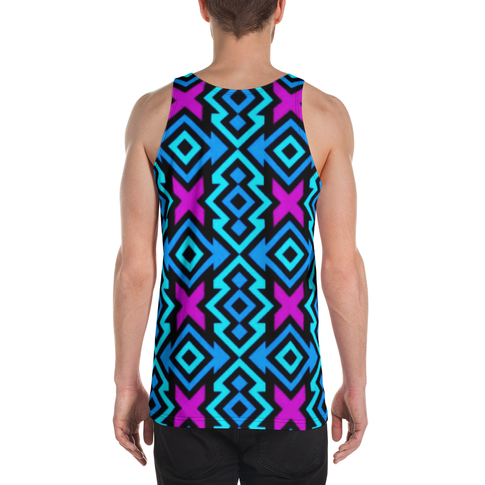 Colorful cross Unisex Tank Top