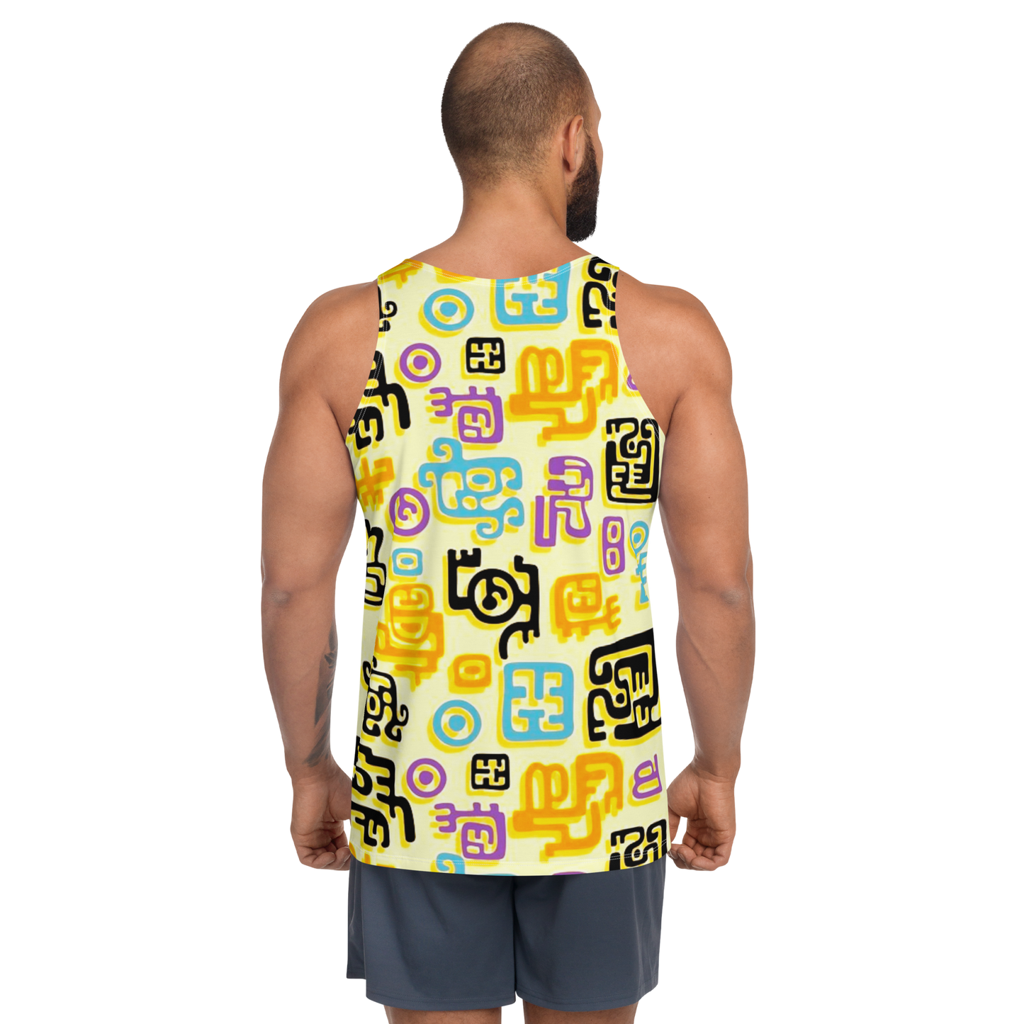 Doodle abstract Unisex Tank Top