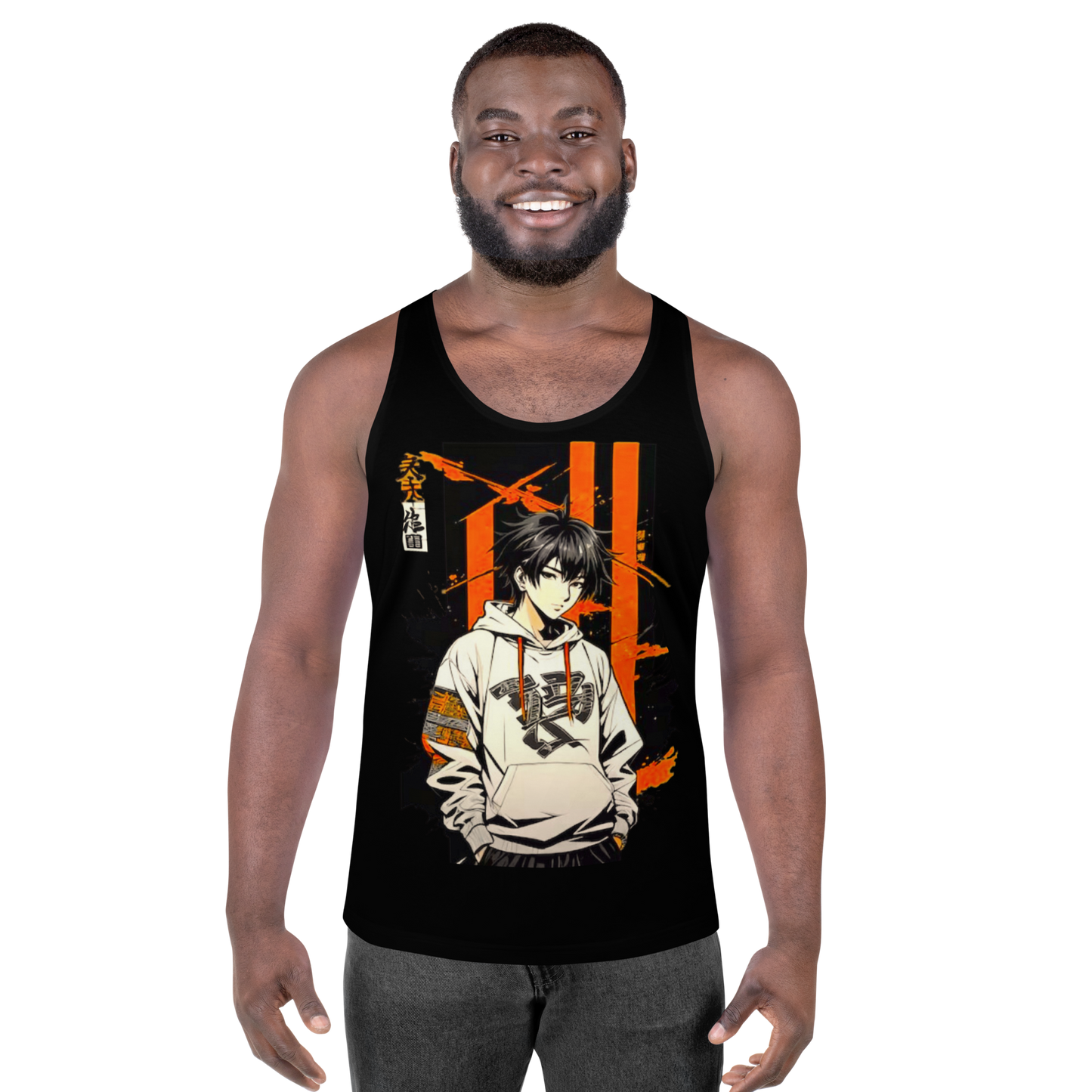 Japanese inspired anime Unisex Tank Top