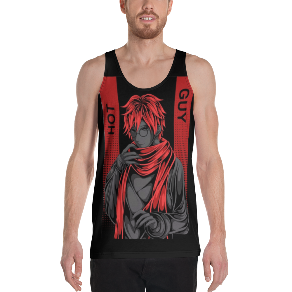 Hot guy animee Unisex Tank Top