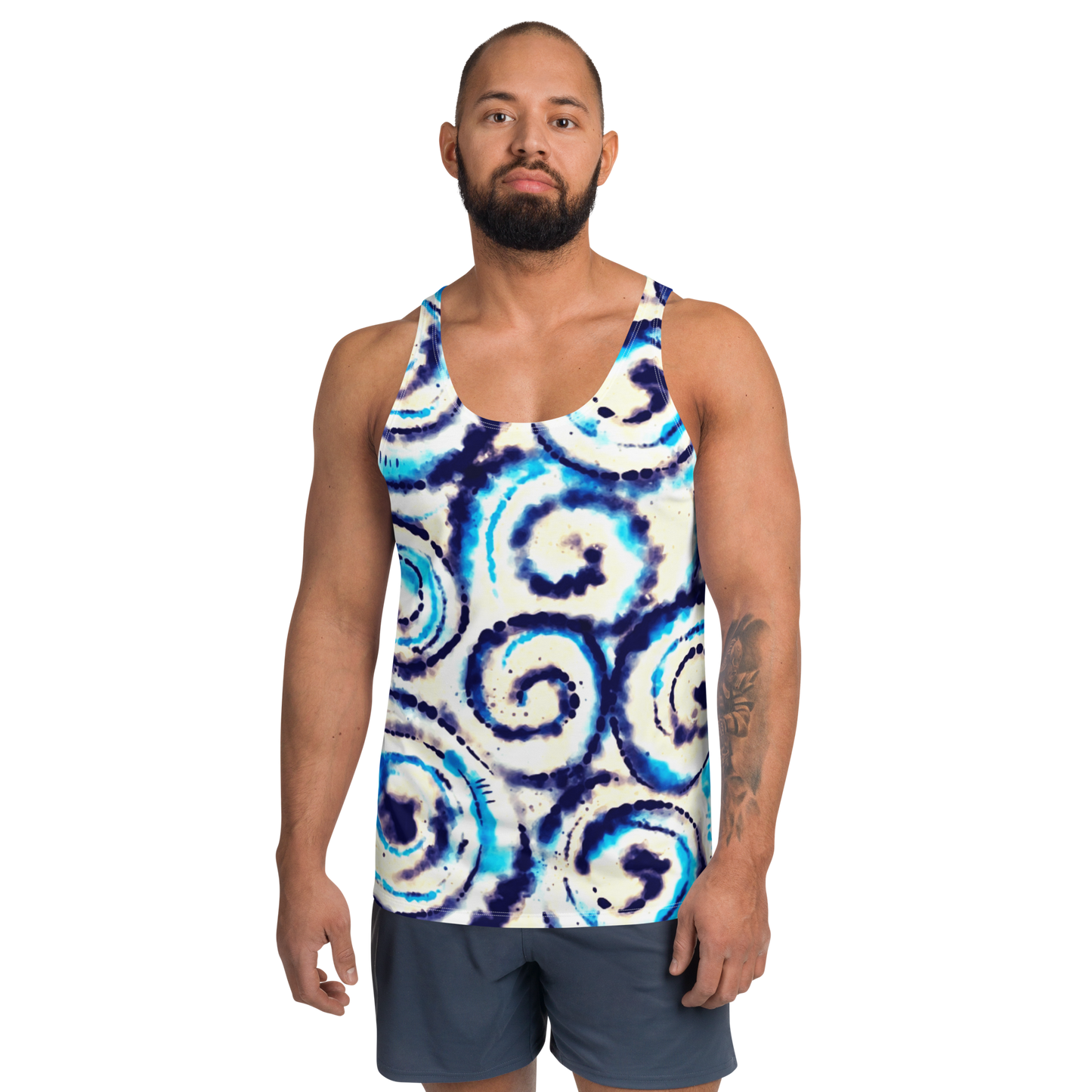 Shibori Unisex Tank Top