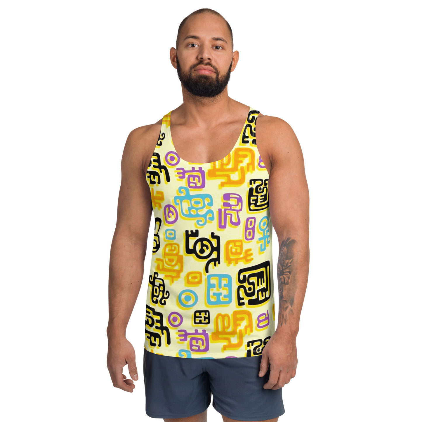 Doodle abstract Unisex Tank Top