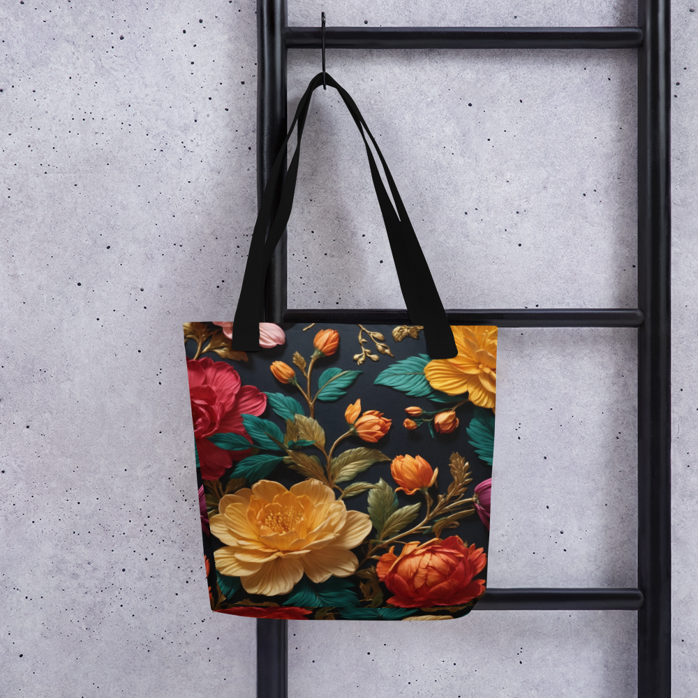 Colorful Flowers Tote bag