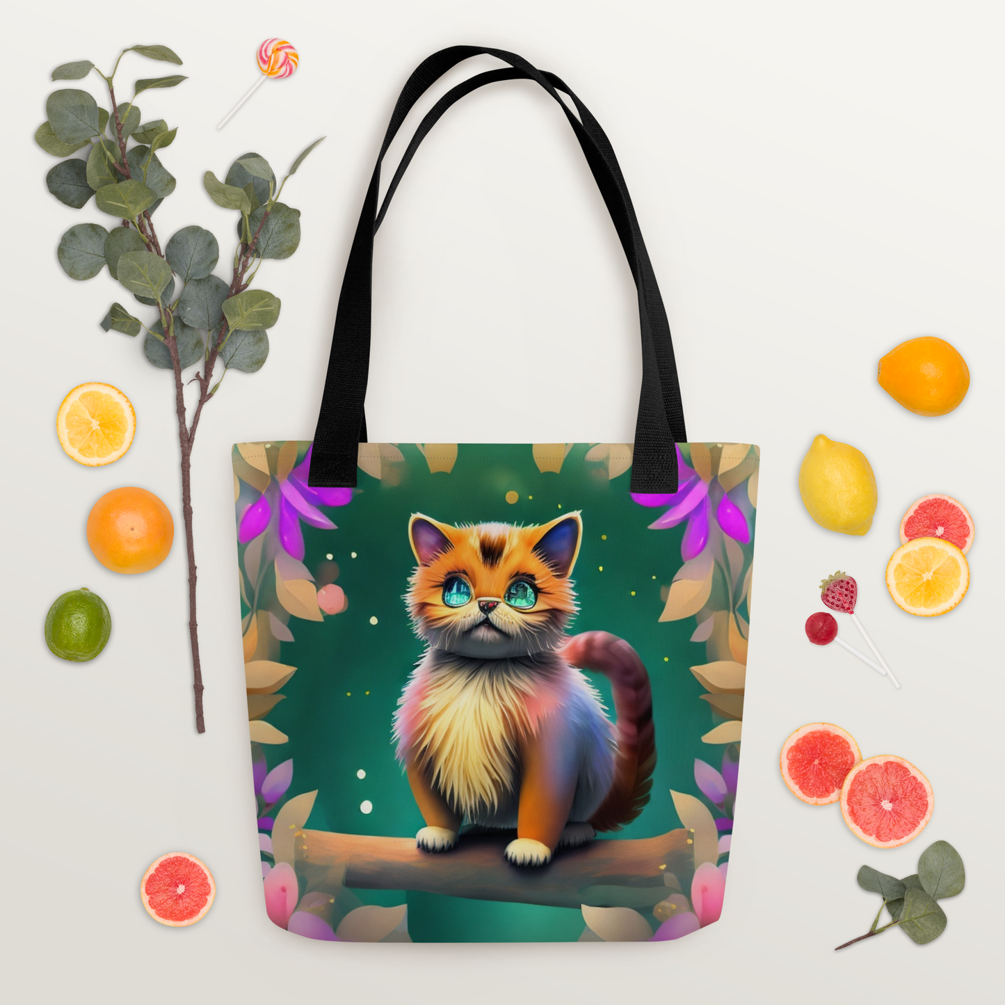 Cutie Small Cat Tote bag