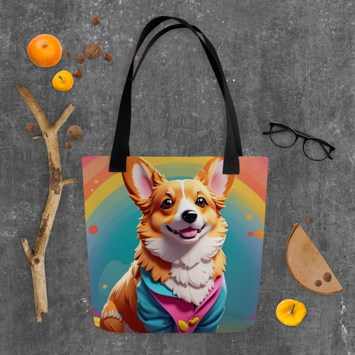 Corgi Dog Tote bag