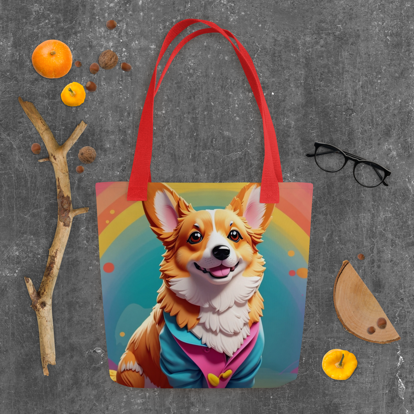 Corgi Dog Tote bag