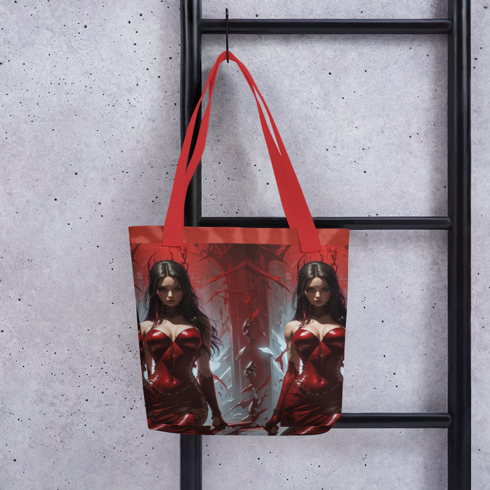 Lady in Red Tote bag