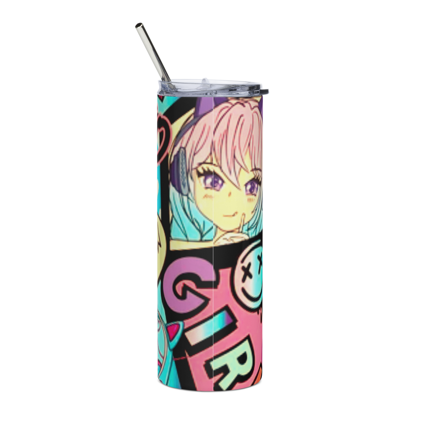 Anime Girl Stainless steel tumbler