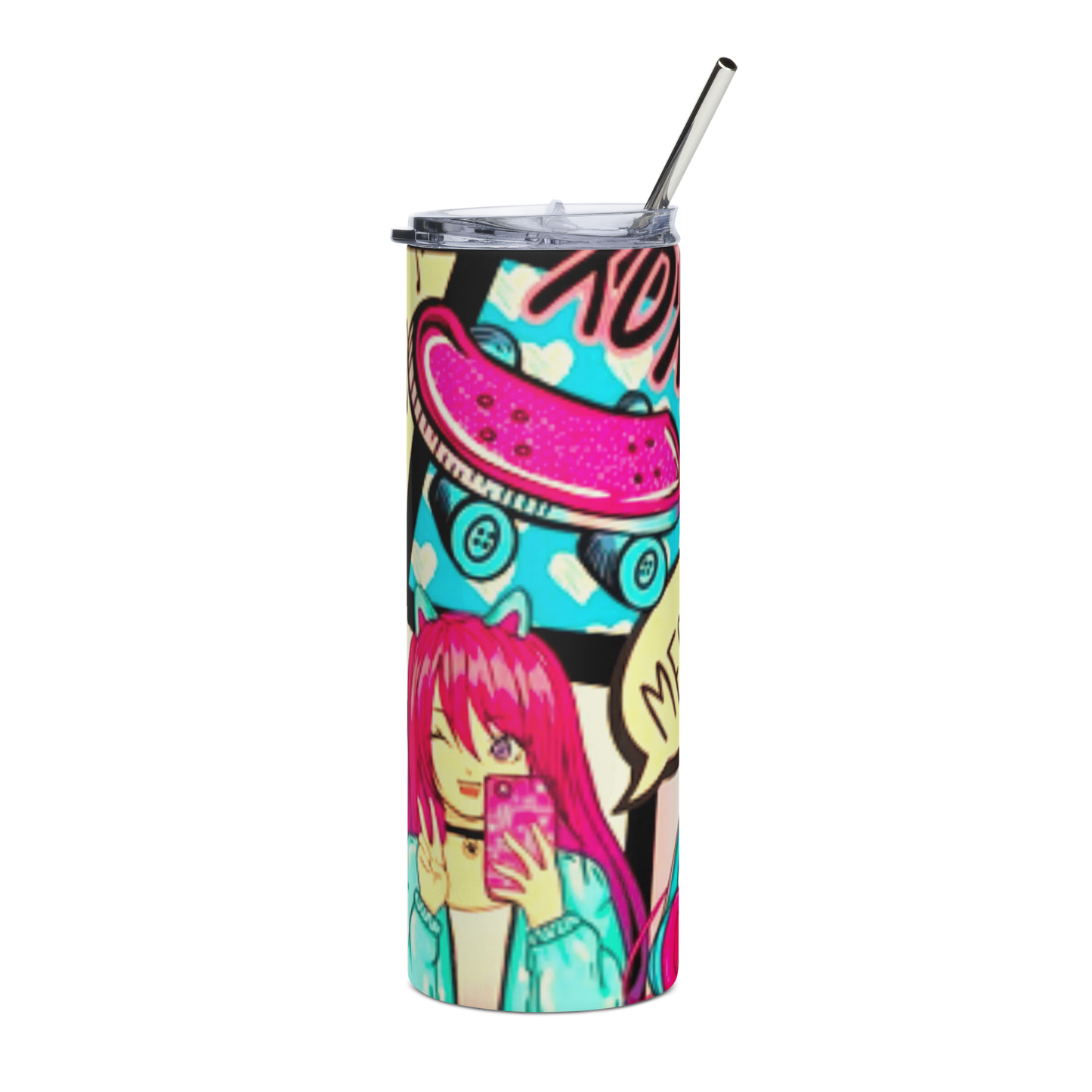 Anime Girl Stainless steel tumbler