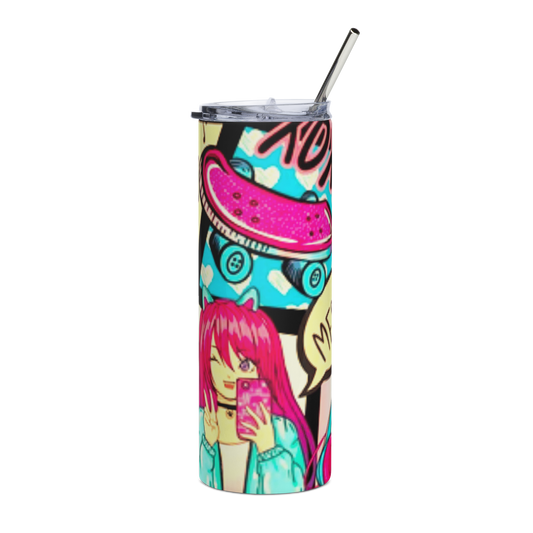 Anime Girl Stainless steel tumbler