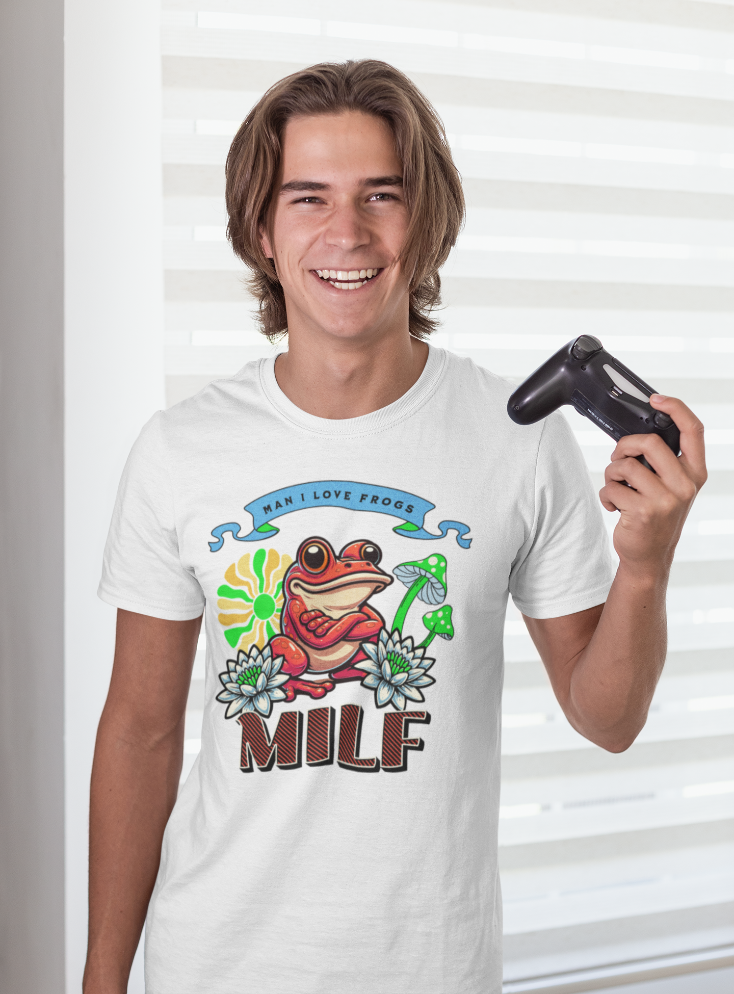 Man I Love Frogs Unisex t-shirt