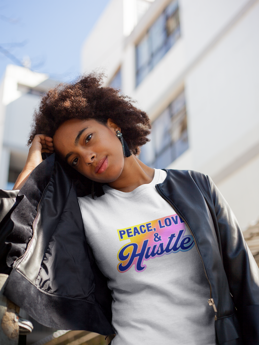 Peace Love & Hustle Unisex t-shirt