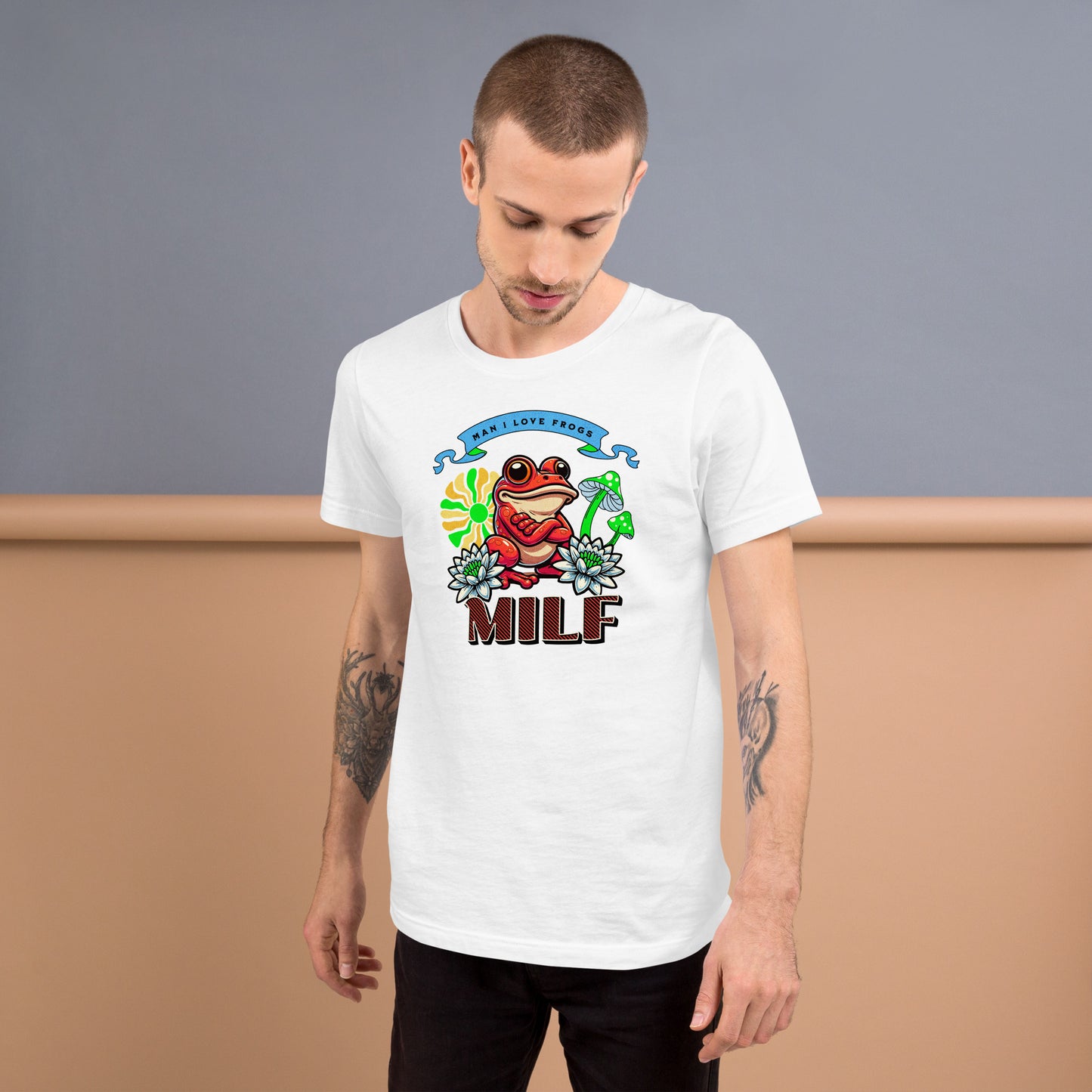 Man I Love Frogs Unisex t-shirt