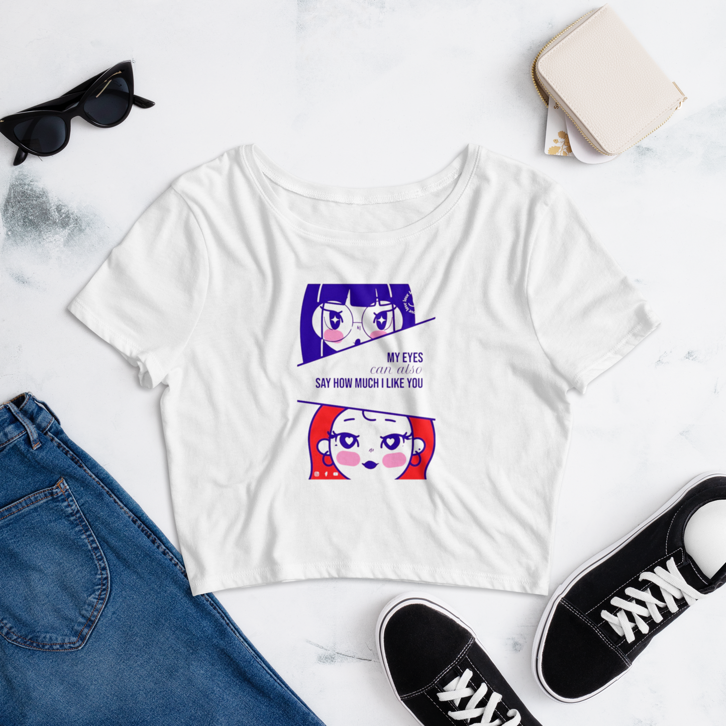 Anime Women’s Crop Tee