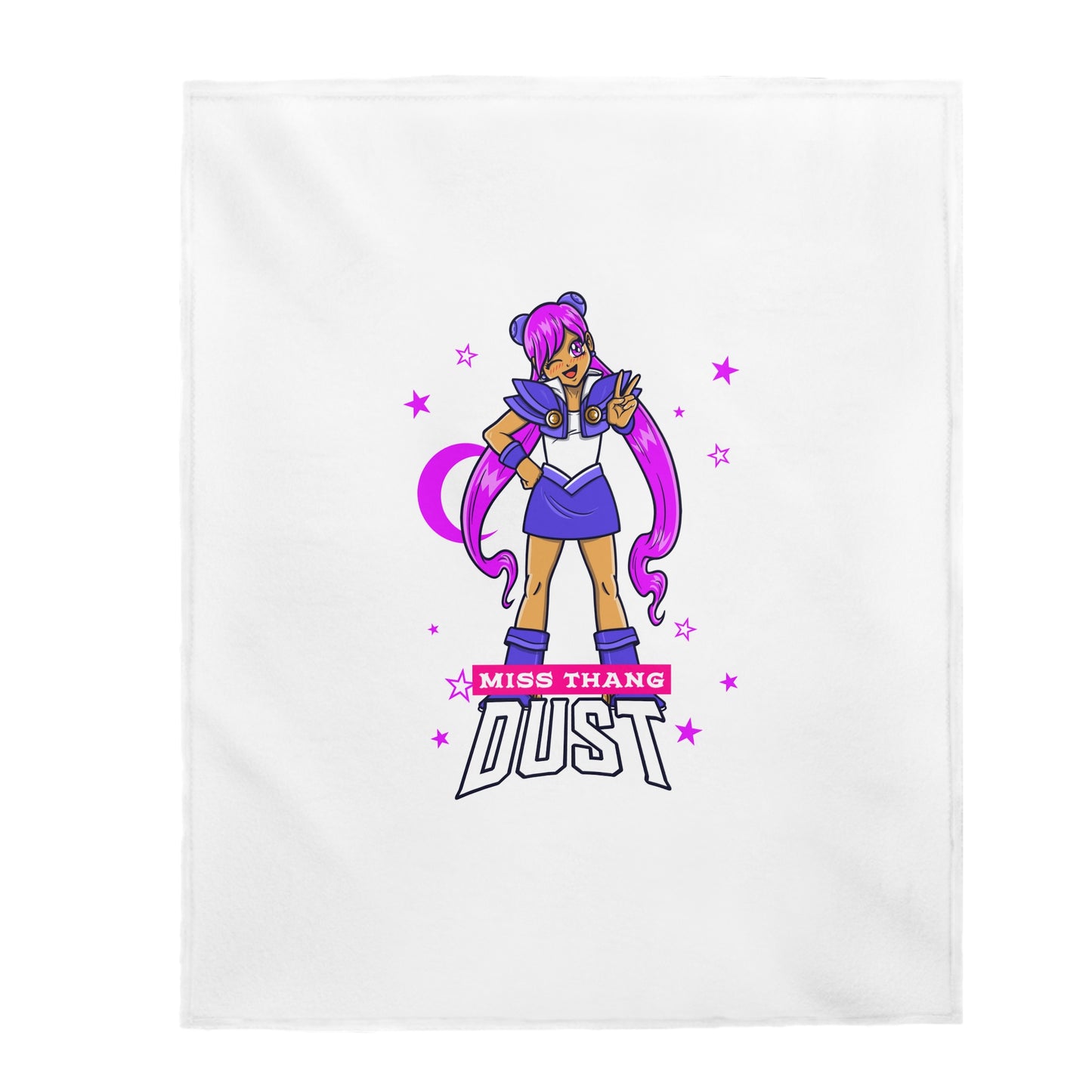 Miss Thang Velveteen Plush Blanket