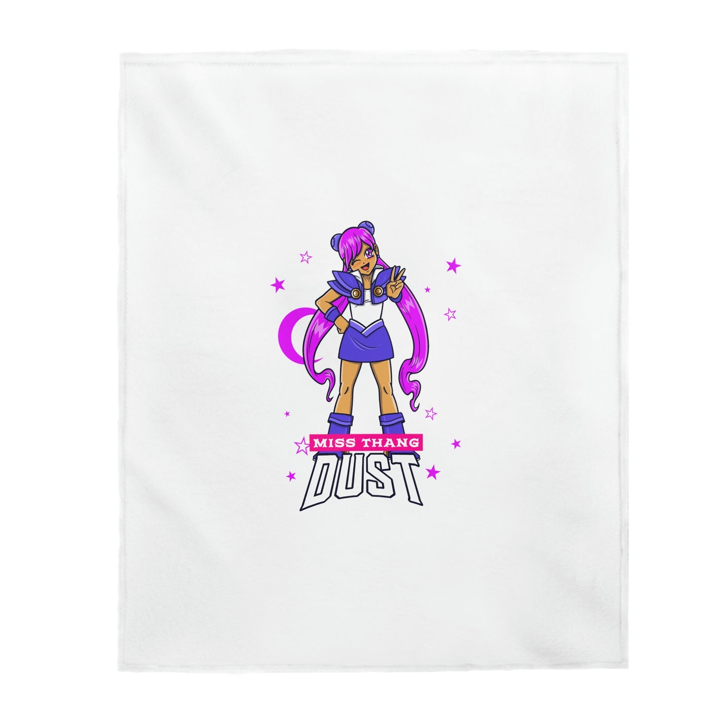 Miss Thang Velveteen Plush Blanket