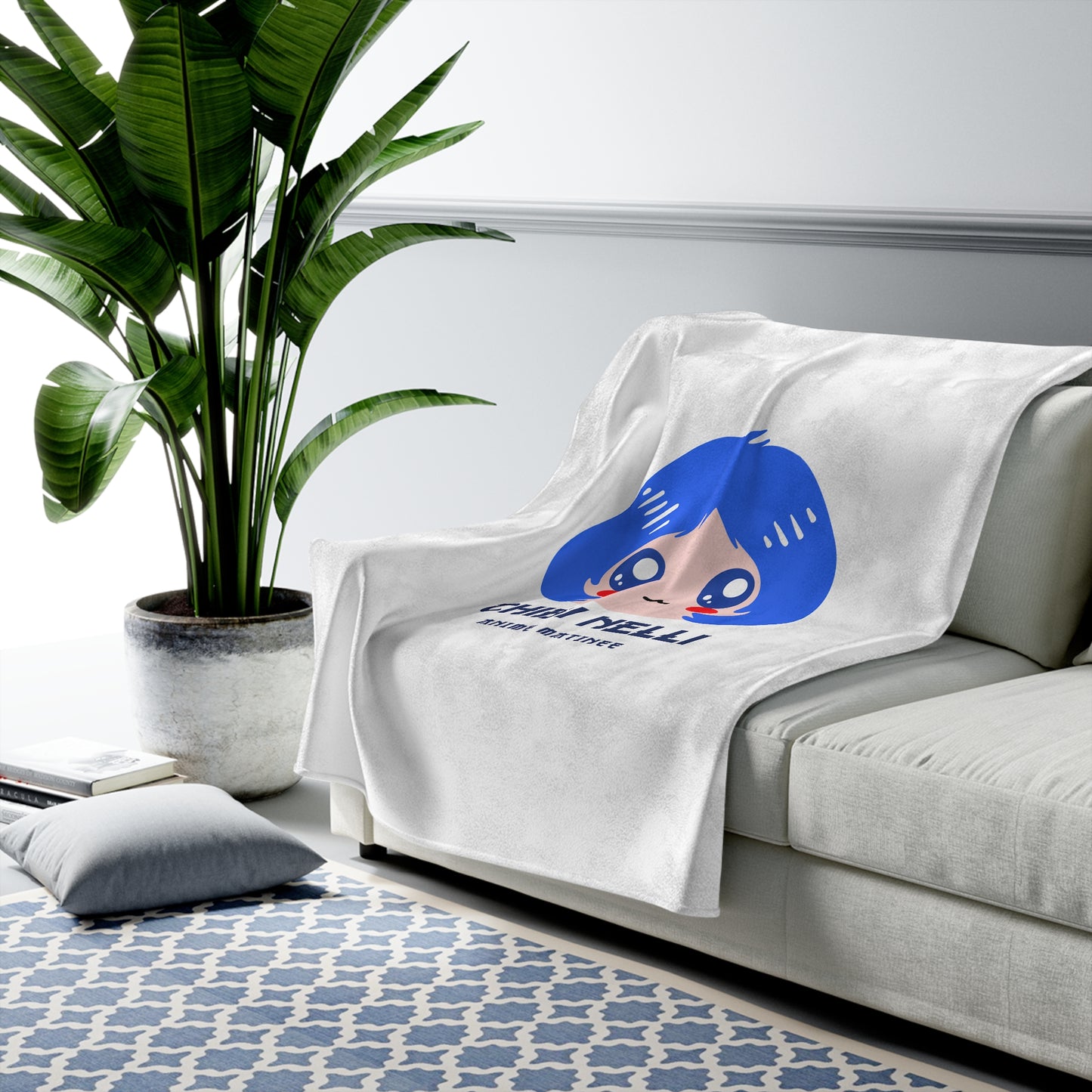 Chibi Nelli Velveteen Plush Blanket