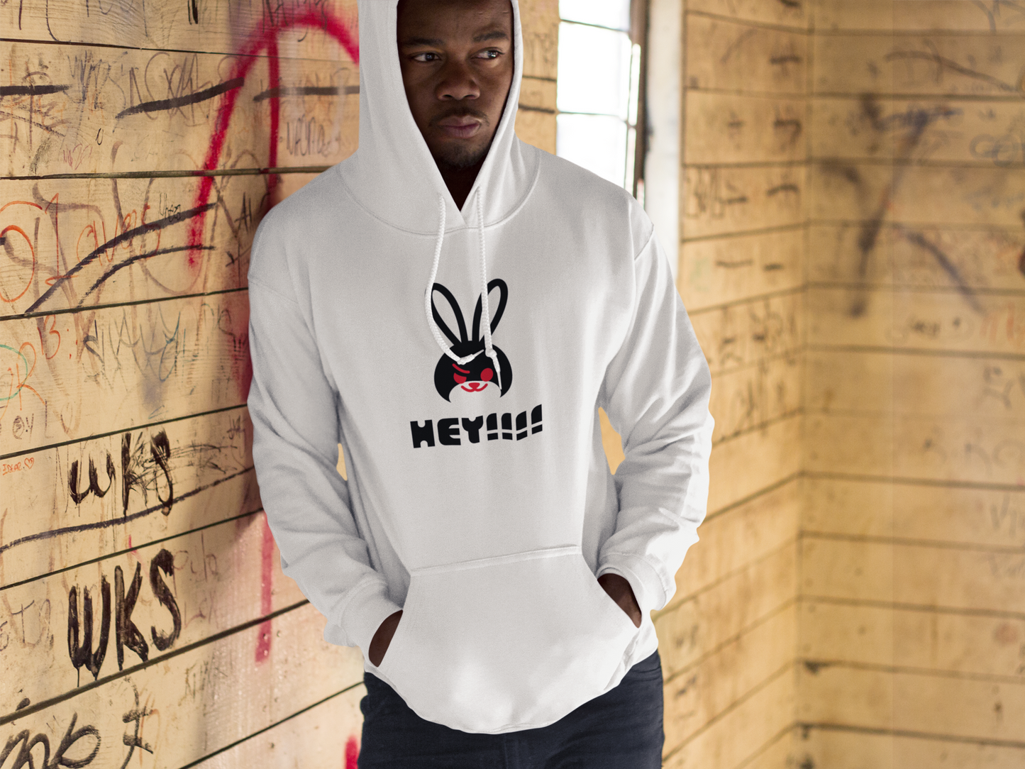 HEY!!! Unisex Hoodie