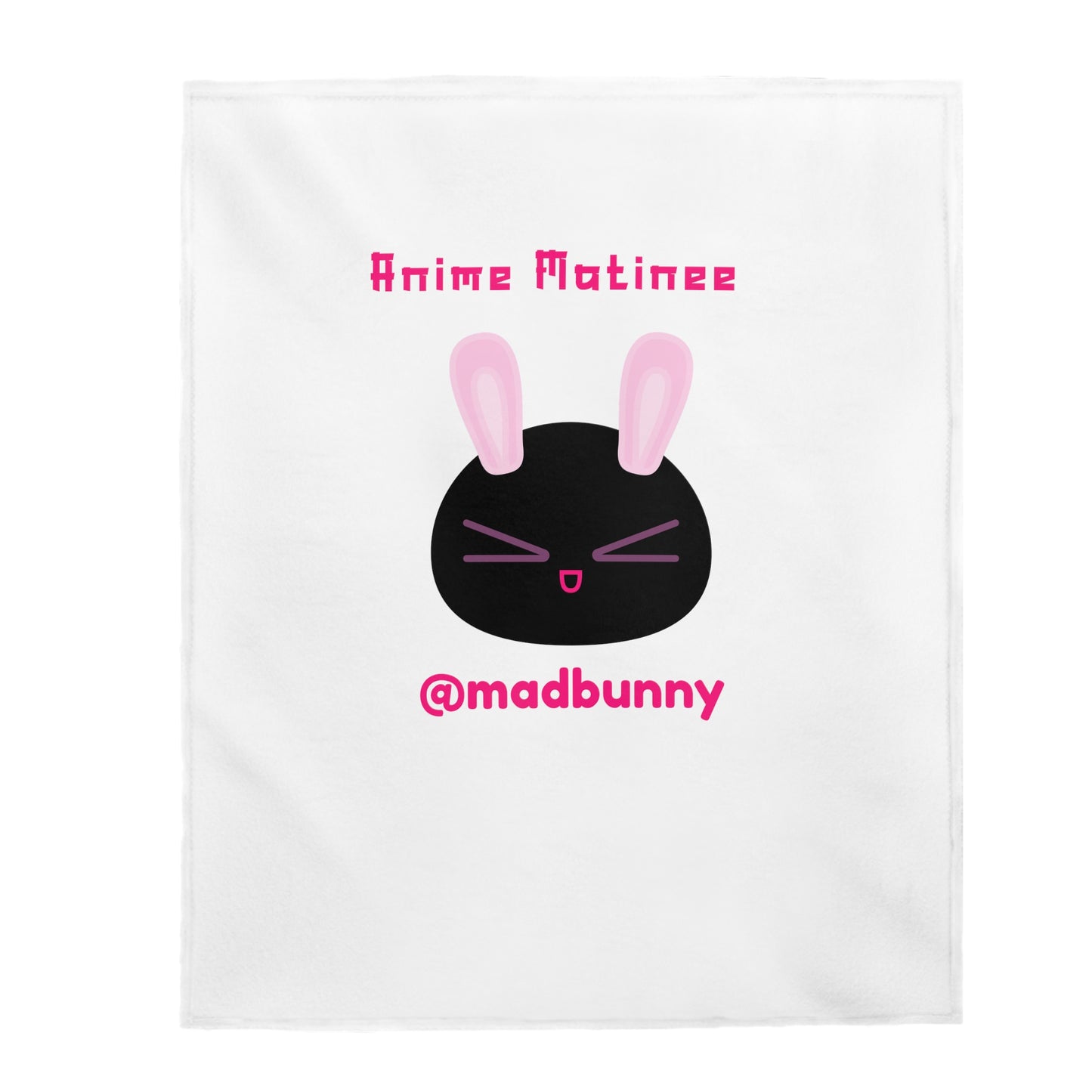 Mad Bunny Velveteen Plush Blanket