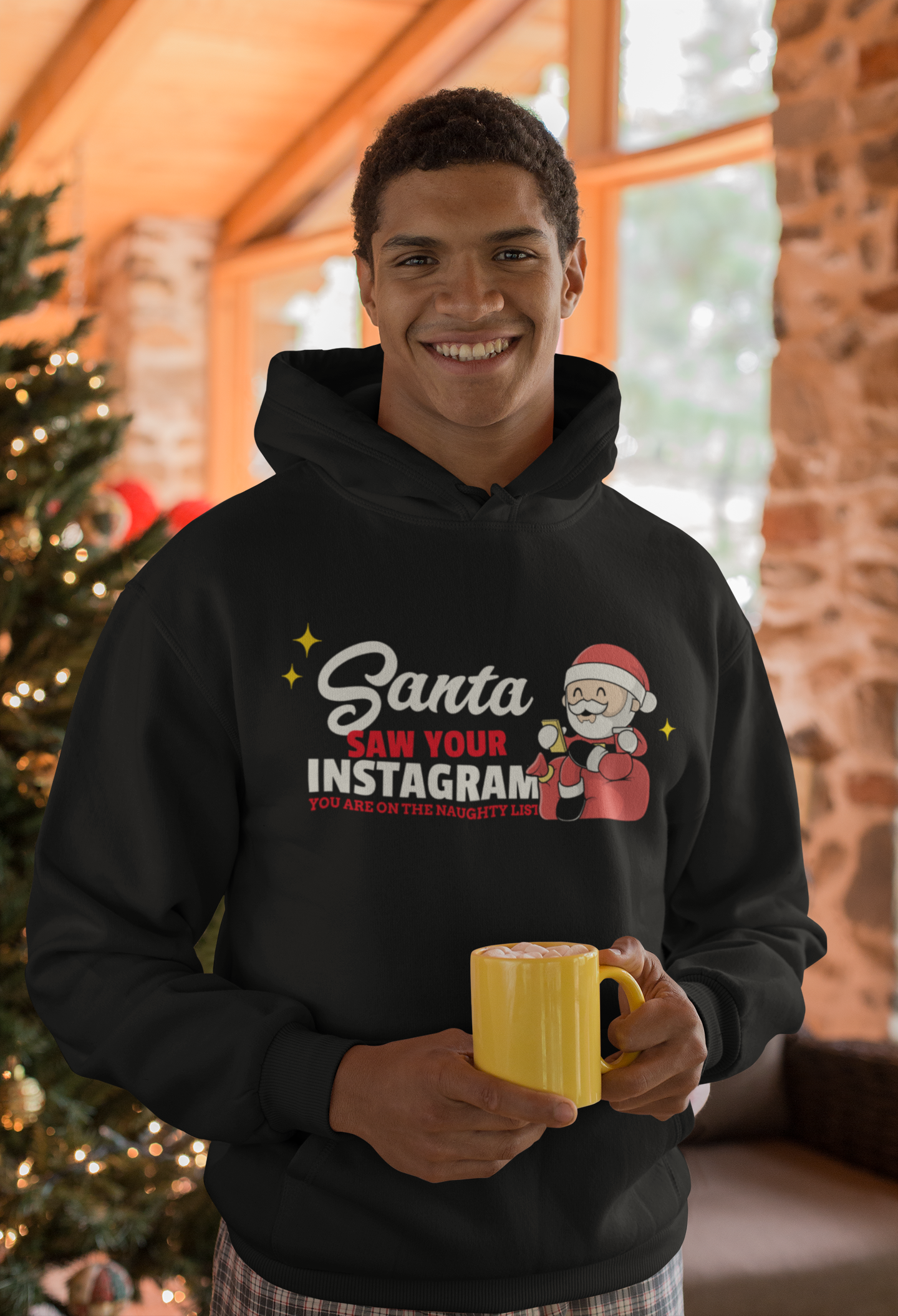 Instagram Santa Unisex Hoodie