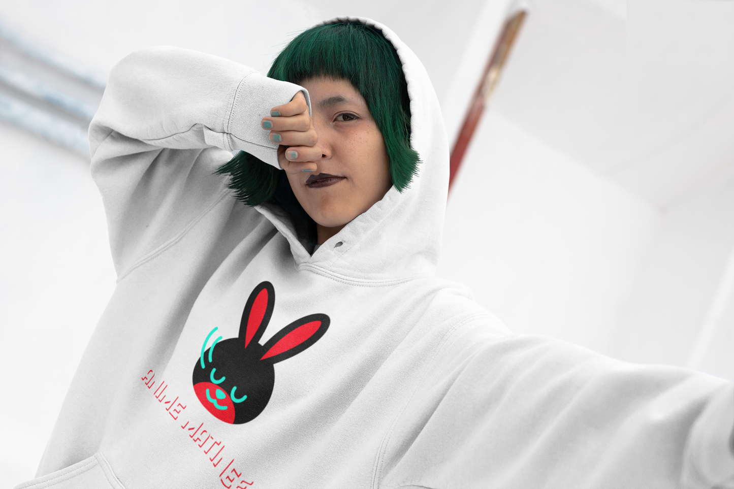 Anime Matinee Bunny Unisex Hoodie