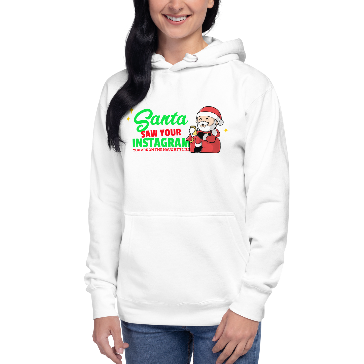 Instagram Santa Unisex Hoodie